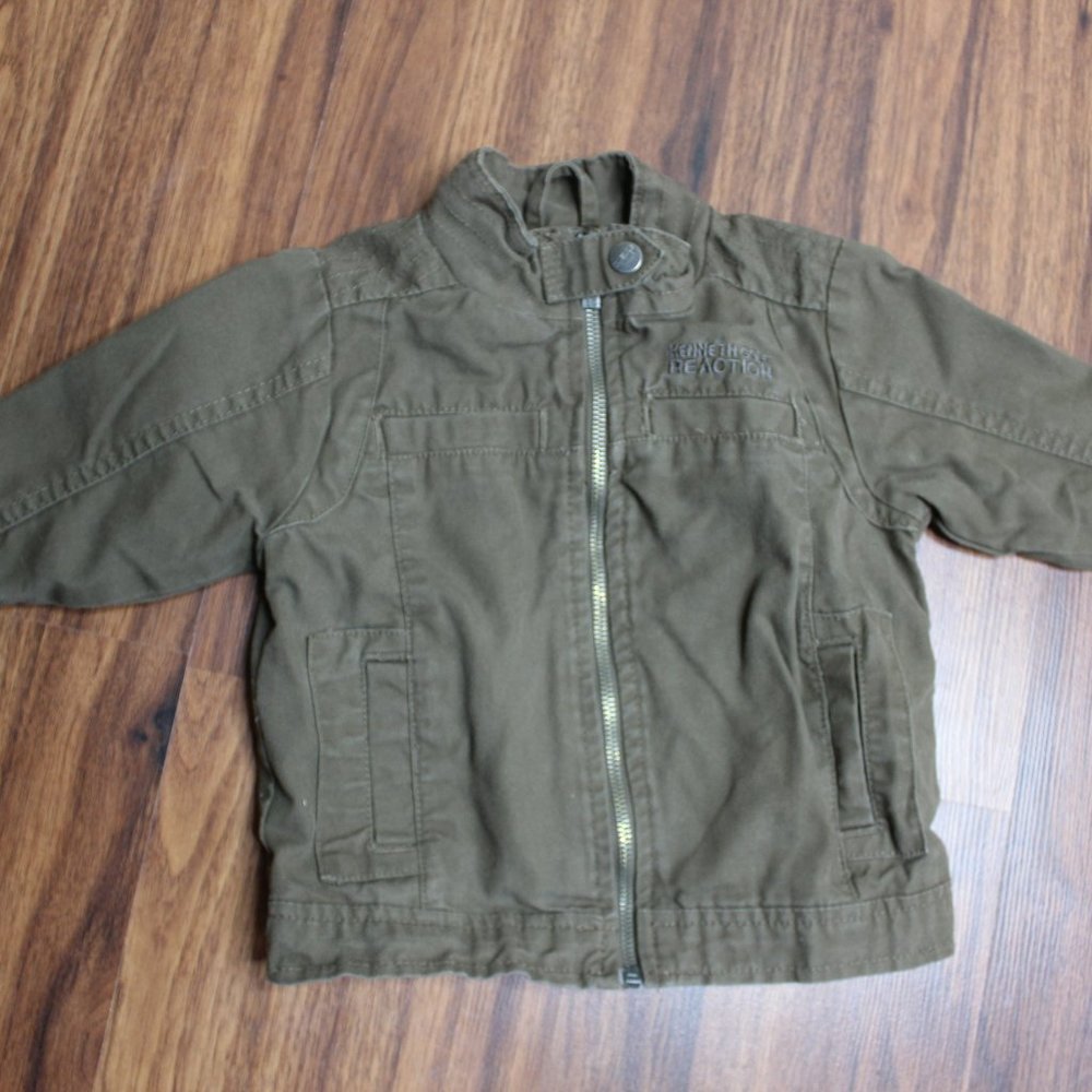Kenneth Cole Bomber Jacket Canvas Vintage